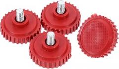 4pcs Plastic Foot Supports for Electronic Weighing Scale with Non- Pads Stable and Screw- for Kitchen and Bathroom Scales