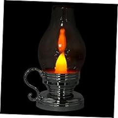 TEHAUX Vintage Candle Lamp Decorative Light for Home Decor Retro Christmas Festival Ambience Durable Electronic Lamp for Cozy Atmosphere