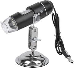 USB Digital Microscope, T03500X Microscope Camera Handheld Portable Environmental Friendly Matte Electronic Equipment for Experiments and Research