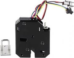 Lock 8×7×2 DC 12v Control Span Class Onion Risk Flag4 Span Drawer Lock Electromagnetic Lock with Detecting Electronic Cabinet Lock Lock
