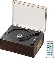 Portable CD Player for Home with Bluetooth 5.3, Hi-Fi Dual Speakers,3.5mm AUX, USB Playback Retro CD Player (Brown)