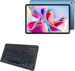 BoxWave Keyboard Compatible with Teclast P30S - SlimKeys Bluetooth Keyboard - with Backlight, Portable Slim LED 7 Colors - Jet Black