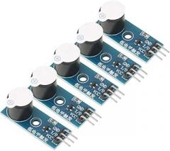 5pcs Active Buzzer Alarm Beeper Module 3.3V - 5V for Electronic Toys Alarming Devices Timers DIY Alarming Device Kit Electronic Toys Alarming Devices