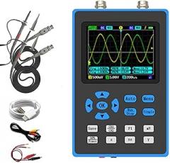 DSO2512G Handheld Oscilloscope, 120MHz Bandwidth, 2 Channels, 500MSa/s Sampling Rate, Portable Digital Oscilloscope with Signal Generator, for Electronics Repair