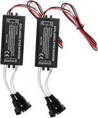 2pcs Car Power Inverter with Dual Outlet USB Ports Energy Efficient Vehicle Adapter for Charging Electronics Compact Design for Cars and Trucks