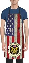 US Army MOS 991 Electronic Counter Measures Kitchen Cooking Aprons Adjustable Chef Apron