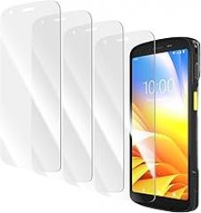 4PCS Tempered Glass Screen Protector for Zebra TC22 TC27 Barcode Scanner Handheld Mobile Computer Glass Protectors 9H Scratch-resistant HD Protective TC22 Screen Protector