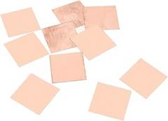 Pure Copper Sheets, 10 Pcs 0.8mm-1.0mm Thick Laptop Copper Sheet, Plate Strip Shim Thermal Pad Heatsink Sheet for Chip Cooling(0.5mm)