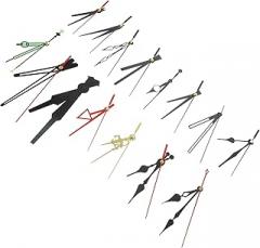 VALICLUD 15 Sets DIY Clock Hands Aluminum Metal Wall Clock Repair Kit Plastic Pointers and Creative Hand Replacement Projects