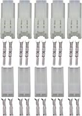 5 Sets 2 Pin Electronic Female and Male Automotive Connector Auto Household Connector Crimp Terminal Connector DJY7021A-2.3-11/21