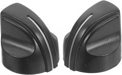 TEHAUX 2pcs Sturdy Potentiometer Knob Replacement Plastic Panel Rotary Knobs for Electronic Equipment