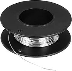 Generic 24 Gauge Nichrome 80 Cr20Ni80 Heating Resistance Wire 25ft High Temperature for Electronic Components Repairing,Black