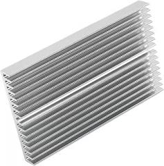 Balacoo Aluminum Alloy Heat Sink Cooling Block for PCB Ic Chip Silver Efficient Thermal Dissipation for and Electronics