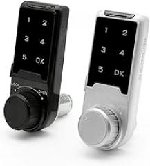 Electronic Combination Lock Locker Lock Locker Lock Drawer Lock File Cabinet Lock Staff Cabinet Club Cabinet Touch Shoe Cabine 1Pcs(Black)