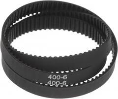 4pcs 2GT Timing Belt Closed Loop Rubber Belts 400-2GT-6, 6mm Width x 400mm L
