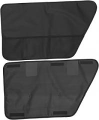 Milisten 2 Pack Pet Vehicle Door Protectors Car Door Pet Protector for Dogs Scratch Resistant Oxford Cloth and Plastic Tabs