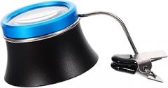 5X Loupe Magnifying Glass Clip with Holder for Watch Repair and Jewelry Making, Head Magnifier Lens for Precision Crafting and Electronics Maintenance