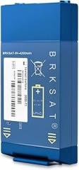 BRKSAT-9V-4200mAh AED M5070A M5066A M5068A Defibrillator Battery Pack – Long Standby Life, Stable Output,Tool-Free Installation