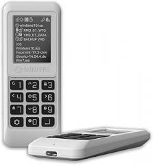 iodd MINI Pro External encrypted SSD (512GB) - USB-C 3.1 Gen 1 | Bootable Virtual ODD/HDD (ISO, VHD, VMDK) | AES256-XTS Hardware Encryption (76 Digits) | Hardware Write-Blocker | Made in Korea