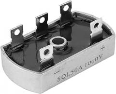 WALFRONT 4Pcs 3-Phase Rectifier 50A 1000V Rectifier Bridge Module Low Frequency Rectifier with Glass Passivated Chip for Military Aerospace Automotive Electronics