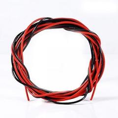 Silicone Electronic Wires Flexible Stranded Copper Cables 18AWG 5m Black Red Wires for Motor Model Airplane Industrial Machine