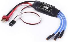 Drone Brushless Motor Speed Controller 8KHz PWM 30A 2-4S ESC for FPV Quadcopter Accessory
