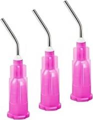 Omnia Dental Grade 18G Pre Bent Flow Dispensing Etch Tips | 100 Pcs Blunt Tip Dispensing Disposable Oral Irrigation Tips for Multi-Use