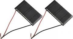 Compact 5V Solar Panels 60mA for DIY Solar Charger and Electronic Projects (5pcs)