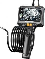 360 ° Rotating Dual-Lens Endoscope, 3.9mm 5-Inch IPS Inspection Camera, Automotive Mechanical Industrial(2m,S10 6MM Single Lens)