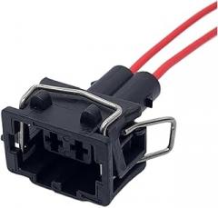 2 Pin Auto 3.5mm Turning Lamp Holder Plug Wire Harness Car Male Waterproof Electronic Connector With Cable For 357972752(1 Pc)