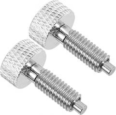 Cabilock 2Pcs Knurled Handle Pull Pin Retractable Spring Plunger Quick Release Lock for Mechanical Electronic Applications Easy Setup Precision