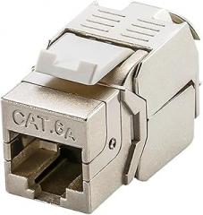 Cat5e Cat6 Cat6A Jack Module Fully Shielded RJ45 Jack to LSA Termination(Cat 6A)