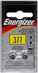 Energizer Watch/Electronic Batteries, 1.55 Volts, 377, 2 Batteries