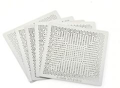 Electronic Components 5pcs 0.5mm Pitch BGA Reball Reballing Universal Stencil Template for ATI21514
