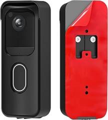No Drill Door Mount for Blink Video Doorbell (2025 2nd Gen), Adhesive Mounting Bracket Accessories for Security System, Not for Blink Video Doorbell (2021&2023 Release), Black