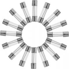 20pcs Fast-Blow Glass Tube Fuse for Microwave Ovens and Electronics Quick Acting Essential for Home Appliance Safety