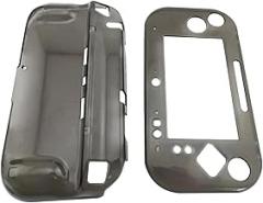 Black Hard Skin Case Cover for Nintendo WiiU Gamepad Remote Controller Scratch-Resistant Protective Cover Controller Protection Video Games