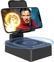 Gifts for Men Women,Cell Phone Stand with Wireless Bluetooth Speaker Anti-Slip Base HD Surround Sound Compatible with iPhone Smartphones,Cool Gadgets for Men,Birthday Gifts for Him Husband Boyfriend