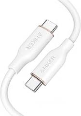 Anker USB C Cable, Type C Flow Cord, Fast Charging for iPhone 17 Series, MacBook Pro 2020, and More (USB 2.0) (100W) (White, 3FT)