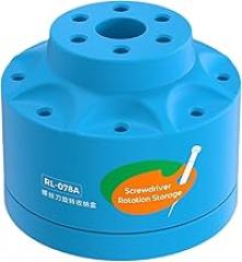 Screw Driver Organizer - Tool Storage Box | Organizer – 360° Rotating Screwdriver Storage Box With Bits Set For Mobile Phone Electronic And Watch Repair Perfect For DIY