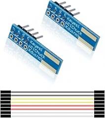 Wii IC2 Adapter - Wii Circuit Board Converter for Arduino EK1375 Compatible with Wii Nunchuck Controller,Wii Classic Controller,NES Mini Controllers (2*PCS Adapter + 8 pin Dupont Wire)