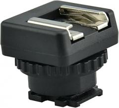 JJC Cold Shoe Mount Adapter for Sony Multi Interface Shoe to Universal Cold Shoe Compatible with Sony Handycam Camcorder HDR-AX53 AX33 AX100 CX675 CX900 CX610E CX530E CX510E CX400E PJ810E PJ790E