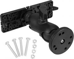 360degree Fish Rack Mounting Plate Rotating Fishing Mount for Kayaks Compatible Fish Finders and Electronics Construction Multi-use Holder for Fishing Accessories