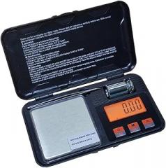 Digital Crane Scale, Electronic Digital Scale 200g 0.01g / 50g 0.001g Mini Scale, Precision Professional Pocket Scale Milligram Calibration Weights(200gx0.01g)