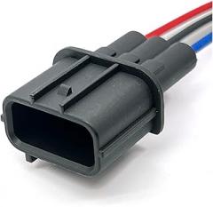3 Pin Auto Ignition Coil Electronic Connector Vehical Speed Sensor Plug Wire Harness Compatible With H~nda K-Series 05-06 VSS 6189-0596(3Pin Male)