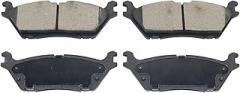 Mechanics Choice Rear Disc Brake Pad Set for 2015-2021 Ford, Lincoln Expedition, F-150, Navigator (Electronic Parking Brake; Semi-Metallic)