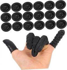 SAFIGLE 200pcs -Static Finger Covers for Electronics Assembly Breathable Design for Finger Sewing and Crafting Tasks