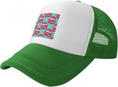 QIZYOQA Seamless Pattern of Electronic Purifier Baseball Cap for Men Women Hats Quick Dry Mesh Back Trucker Hat