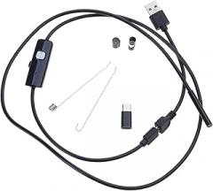 USB Endoscope for Phone 5.5mm Borescope Inspection Snake Camera Waterproof Endoscope Camera with LED Light Cable