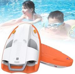 Smart Water Scooter, Electric Surfboard, Electronic Kick Board, Swimming Training Aid for Beginner 2 Speed, Diving Beach Summer Snorkelling Vacation Sea Freestyle Adult Accessories